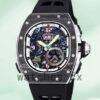 Richard Mille RM 62-01 50*42mm Men RM 62-01-004 Rubber Band Transparent Dial Replica Watches