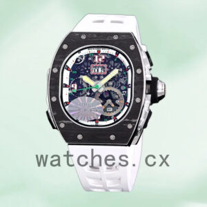Richard Mille RM 62-01 Men 50*42mm RM 62-01-005 Black Rubber Band Replica Watches