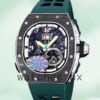 Richard Mille RM 62-01 50*42mm RM 62-01-006 Men Rubber Band Black Replica Watches