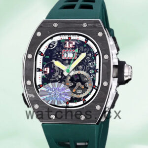 Richard Mille RM 62-01 50*42mm RM 62-01-006 Men Rubber Band Black Replica Watches