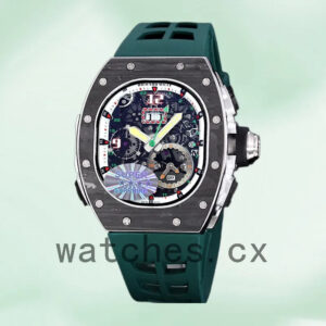 Richard Mille RM 62-01 50*42mm RM 62-01-006 Men Rubber Band Black Replica Watches