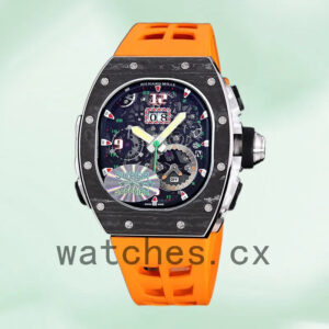 Richard Mille RM 62-01 RM 62-01-009 50*42mm Men Rubber Band Black Replica Watches