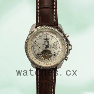 Breitling Bentley Motors Tourbillon 46mm Men’s RSH-BRT-9487 Silver-tone Automatic Replica Watches