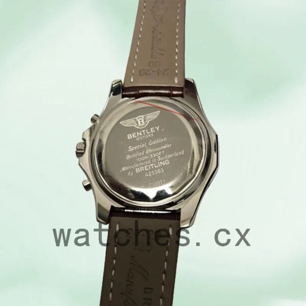 Breitling Bentley Motors Tourbillon 46mm Men’s RSH-BRT-9487 Silver-tone Automatic Replica Watches - Image 3