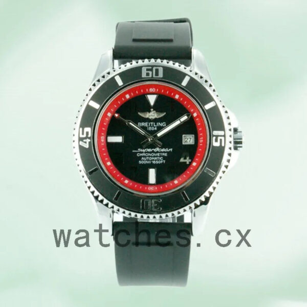 Breitling Superocean SuperoceanBK008 46mm Men’s Strap Black Dial Replica Watches
