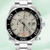 Tag Heuer Aquaracer AquaracerWSB004 Men’s 43mm White Dial Silver-tone