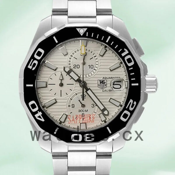 Tag Heuer Aquaracer AquaracerWSB004 Men’s 43mm White Dial Silver-tone