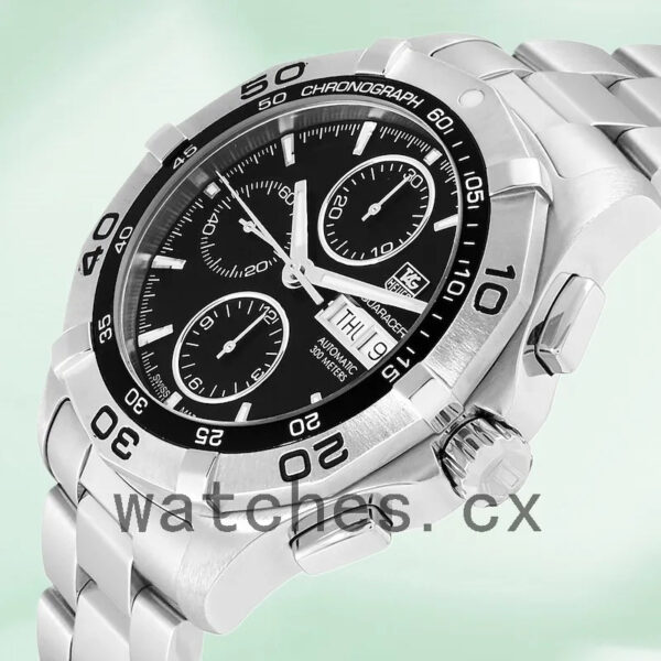 Tag Heuer Aquaracer CAF2010.BA0815 Men’s 43mm Bracelet Black Dial - Image 3