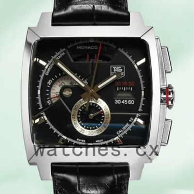 Tag Heuer Monaco Men’s 43mm CAL2110.FC6257 Black Dial