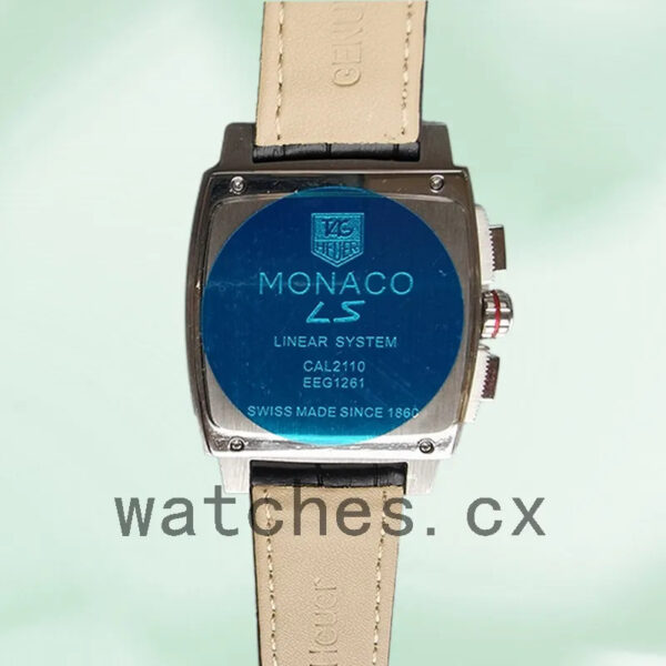 Tag Heuer Monaco Men’s 43mm CAL2110.FC6257 Black Dial - Image 4