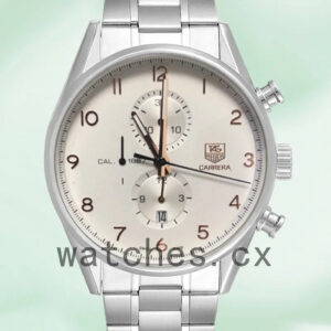 Tag Heuer Carrera Men’s CAR2012.BA0796 43mm Bracelet White Dial