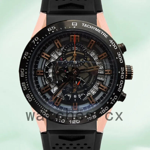 Tag Heuer Carrera CAR205A.FT6087 43mm Men’s Rubber Band Automatic