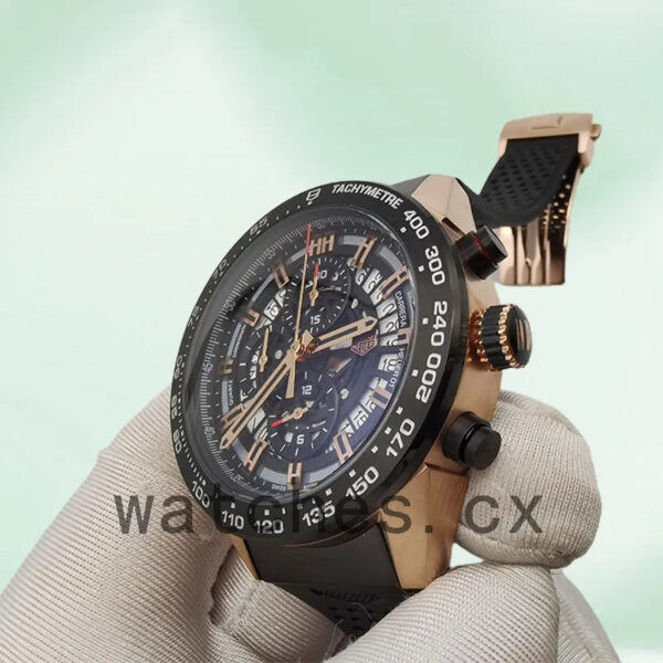 Tag Heuer Carrera CAR205A.FT6087 43mm Men’s Rubber Band Automatic - Image 3