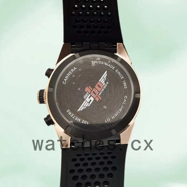 Tag Heuer Carrera CAR205A.FT6087 43mm Men’s Rubber Band Automatic - Image 4