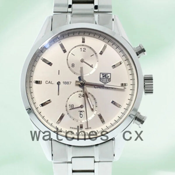Tag Heuer Carrera 43mm Men’s CAR2111.BA0720 Automatic Silver-tone