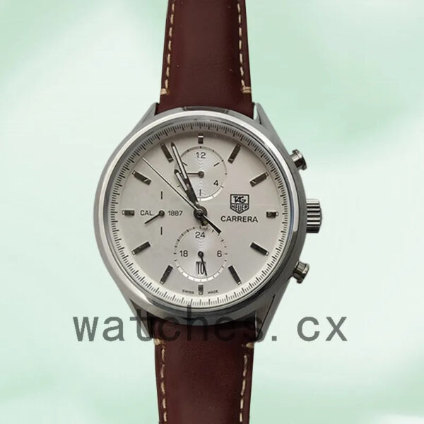 Tag Heuer Carrera CAR2111.FC6291 Men’s 43mm White Dial - Image 2