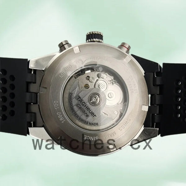 Tag Heuer Carrera CAR2A1Z Men’s 43mm Rubber Band - Image 4