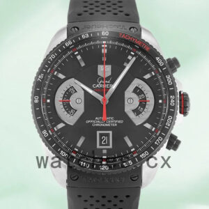 Tag Heuer Grand Carrera 43mm CAV511C.FT6016 Men’s Quartz Rubber Band