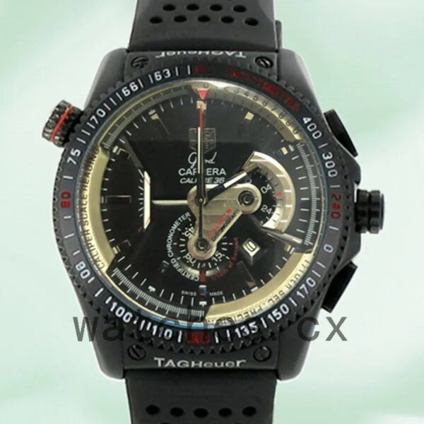 Tag Heuer Carrera CAV5185.FT6020 Men’s 43mm Black Dial Japanese Quartz
