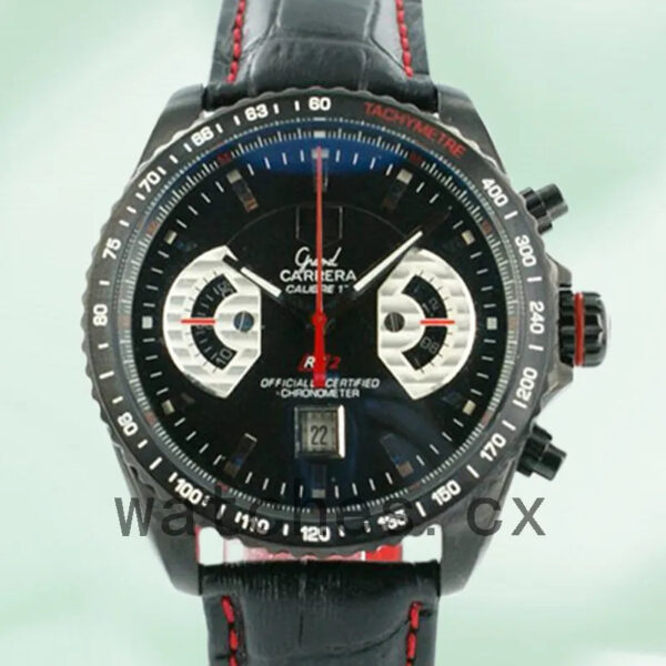 Tag Heuer Carrera CAV518B.FC6237 Men’s 43mm Automatic Leather Strap