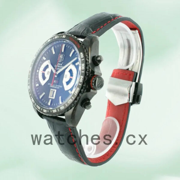 Tag Heuer Carrera CAV518B.FC6237 Men’s 43mm Automatic Leather Strap - Image 3