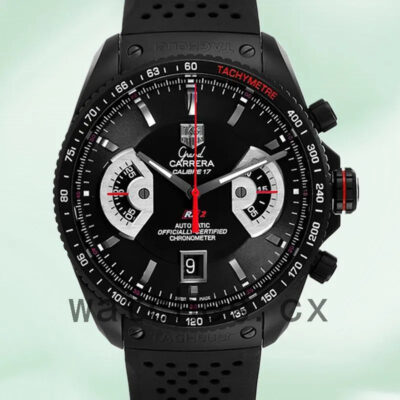 Tag Heuer Grand Carrera 43mm CAV518B.FT6016 Men’s Black-tone