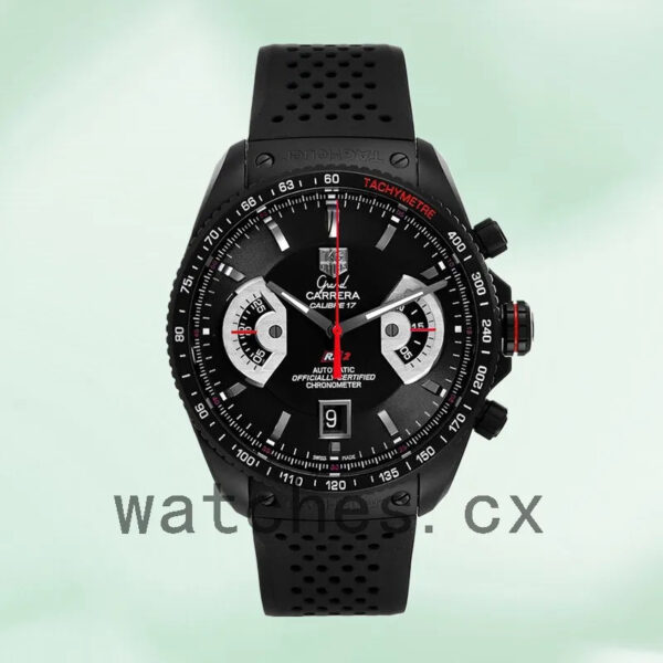 Tag Heuer Grand Carrera 43mm CAV518B.FT6016 Men’s Black-tone - Image 2
