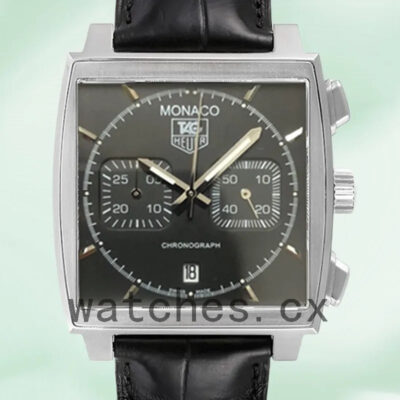 Tag Heuer Monaco CAW2110.FC6177 40mm Men’s Silver-tone Black Dial
