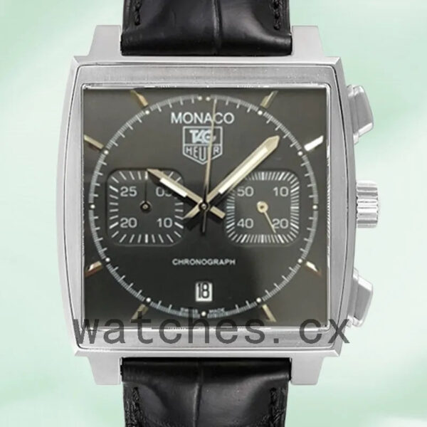 Tag Heuer Monaco CAW2110.FC6177 40mm Men’s Silver-tone Black Dial