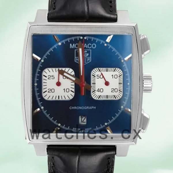 Tag Heuer Monaco Men’s CAW2111 40mm Leather Strap Japanese Quartz