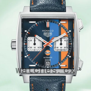 Tag Heuer Monaco Men’s CAW211R.FC6401 41mm Quartz Leather Strap