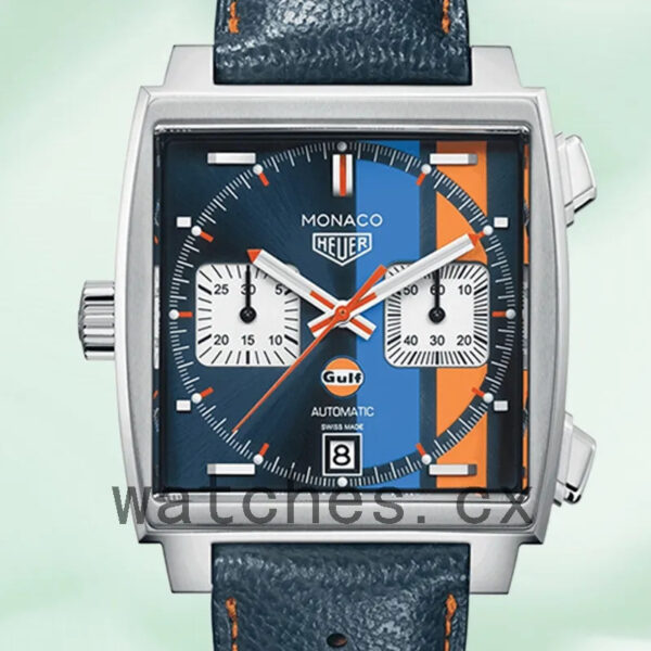 Tag Heuer Monaco Men’s CAW211R.FC6401 41mm Quartz Leather Strap