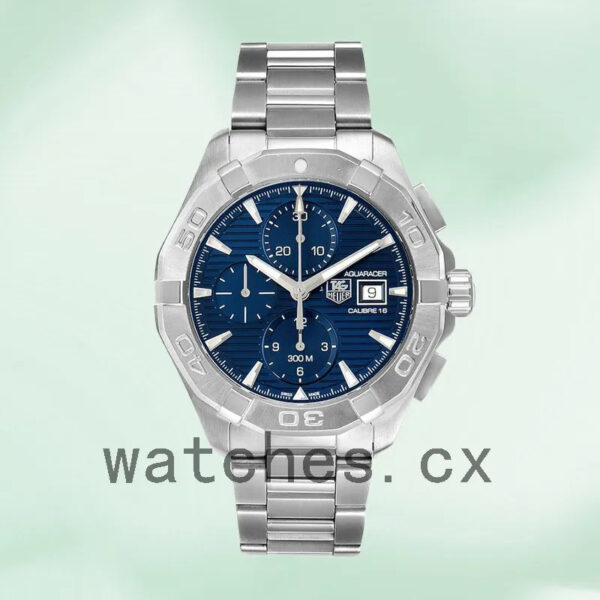 Tag Heuer Aquaracer Men’s CAY2112.BA0927 43mm Japanese Quartz Silver-tone - Image 2