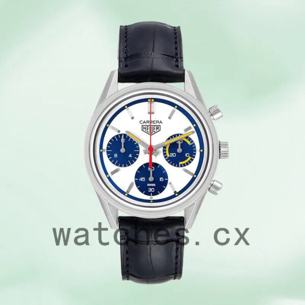 Tag Heuer Carrera CBK221C.FC6488 43mm Men’s Leather Strap Japanese Quartz - Image 2