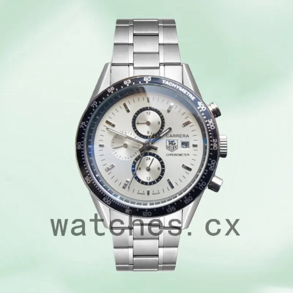 Tag Heuer Carrera CV2011.BA0786 Men’s 41mm Japanese Quartz Bracelet - Image 2