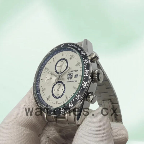 Tag Heuer Carrera CV2011.BA0786 Men’s 41mm Japanese Quartz Bracelet - Image 3