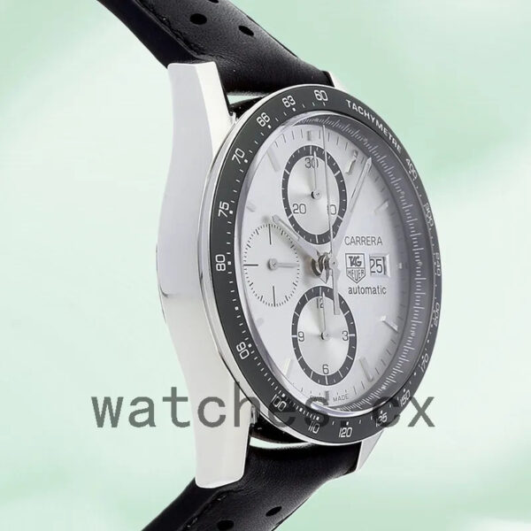 Tag Heuer Carrera Men’s 41mm CV2011.FC6205 Silver Dial - Image 3