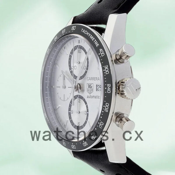 Tag Heuer Carrera Men’s 41mm CV2011.FC6205 Silver Dial - Image 4
