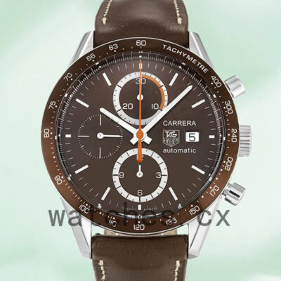 Tag Heuer Carrera Men’s 43mm CV2013.FC6234 Automatic Brown Dial