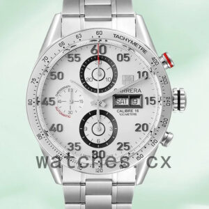 Tag Heuer Carrera Men’s CV2A11 43mm Bracelet Silver-tone