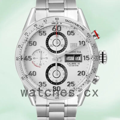 Tag Heuer Carrera Men’s CV2A11 43mm Bracelet Silver-tone