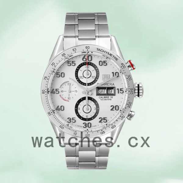 Tag Heuer Carrera Men’s CV2A11 43mm Bracelet Silver-tone - Image 2
