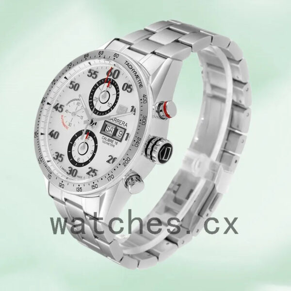 Tag Heuer Carrera Men’s CV2A11 43mm Bracelet Silver-tone - Image 3