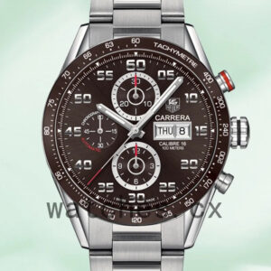 Tag Heuer Carrera 43mm CV2A1S.BA0799 Men’s Silver-tone