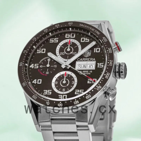 Tag Heuer Carrera 43mm CV2A1S.BA0799 Men’s Silver-tone - Image 4