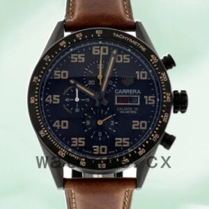 Tag Heuer Carrera Men’s 43mm CV2A84.FC6394 Black Black Dial