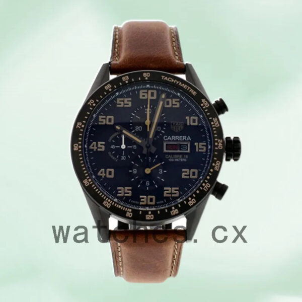 Tag Heuer Carrera Men’s 43mm CV2A84.FC6394 Black Black Dial - Image 2
