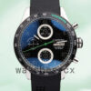 Tag Heuer Carrera 43mm CarreraBKAR-001 Men’s Rubber Band Black Dial