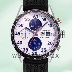 Tag Heuer Carrera 43mm Men’s CarreraWAR009 Rubber Band