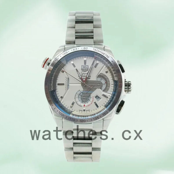 Tag Heuer Carrera 43mm Men’s CarreraWSB002 Silver-tone - Image 2